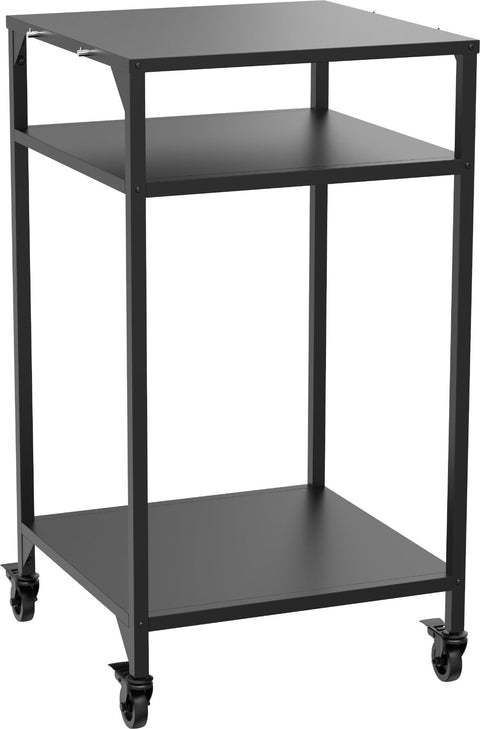 Der Cozze hoher Outdoor-Tisch 60 in schwarz ist ein vielseitiger schwarzer Metalltisch, der als mobile Aufbewahrungslösung oder als Outdoor-Tisch dient, perfekt neben Ihrem Pizzaofen-Tisch in jedem Büro, in der Werkstatt, im Klassenzimmer oder auf der Terrasse.