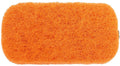 Der Cozze Scheuerschwamm 3er Pack besteht aus rechteckigen orangefarbenen Schwämmen mit abgerundeten Kanten und einer faserigen Textur, ideal für die Plancha Reinigung. Die Schwämme sind von Cozze gebrandmarkt und werden vor einem weißen Hintergrund präsentiert.