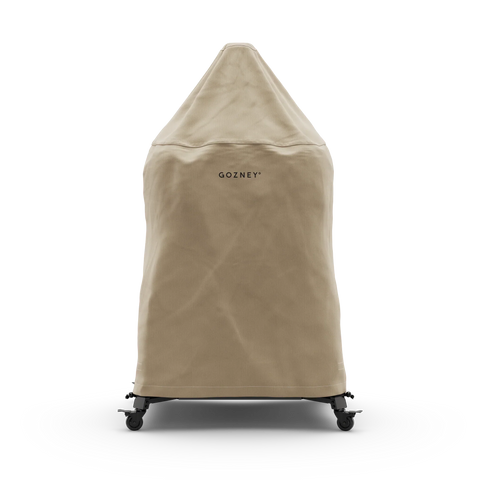 Lange Gozney Abdeckhaube für Dome Gen 2 über Ofen und Stand